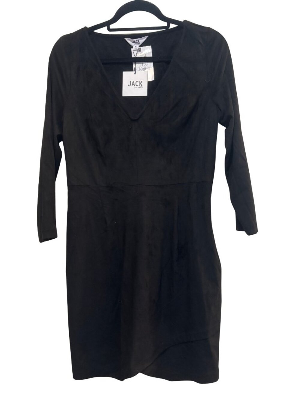 Jack By BB Dakota Lotti Suede Black Dress